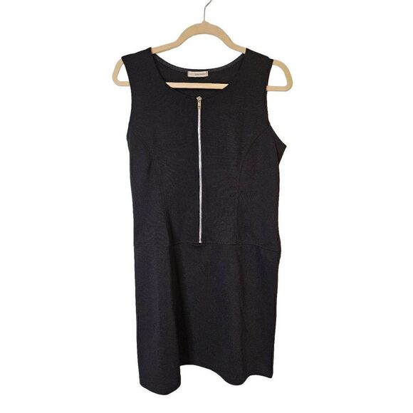 Basic Equipment,  black,sleeveless, front zip dress. Size S/M. - Picture 1 of 4